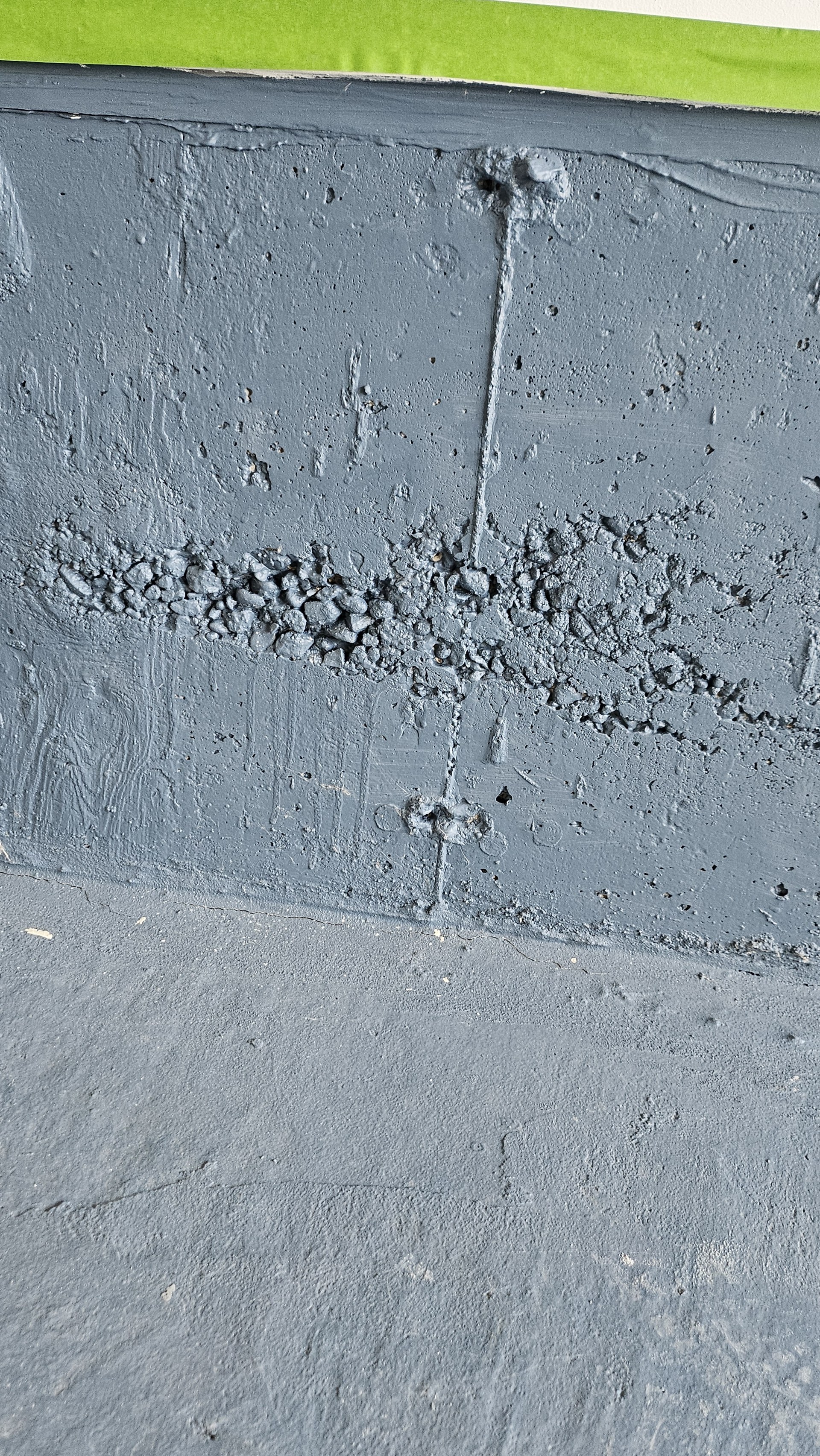 Prime Surface Systems Inc. stem wall and repair work during a Brampton garage epoxy project