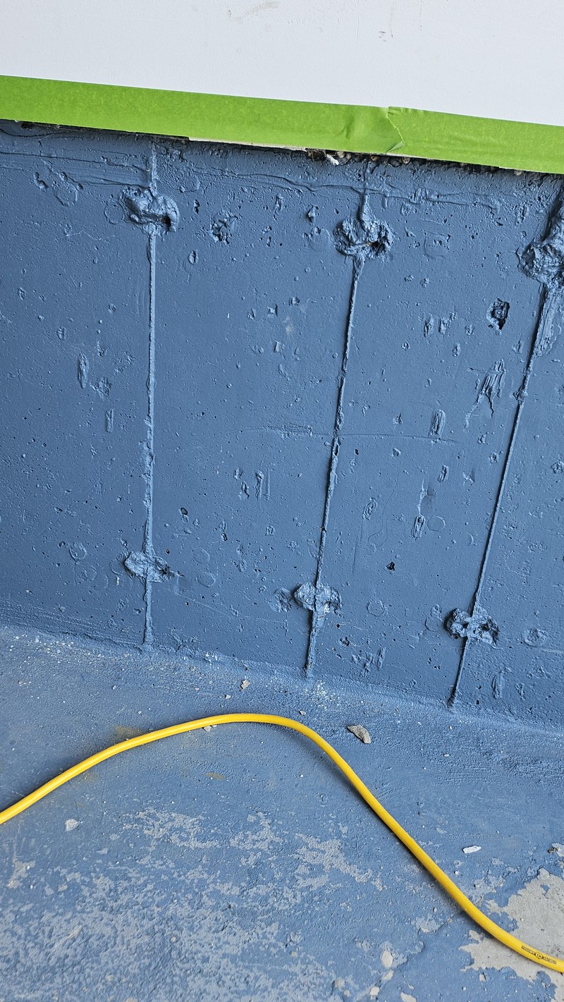 Crack filling and structural repair along the stem wall